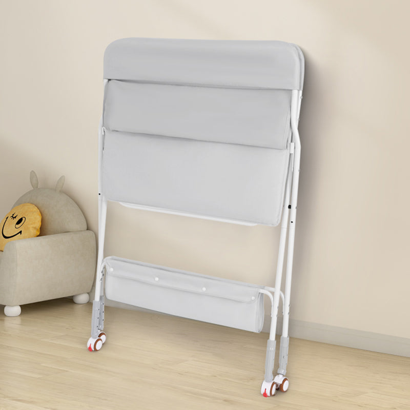 Modern Flat Top Changing Table with Pad Metal Folding Baby Changing Table