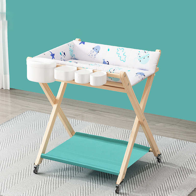 Changing Table with Safety Rails Wooden Dresser Baby Changing Table Dresser