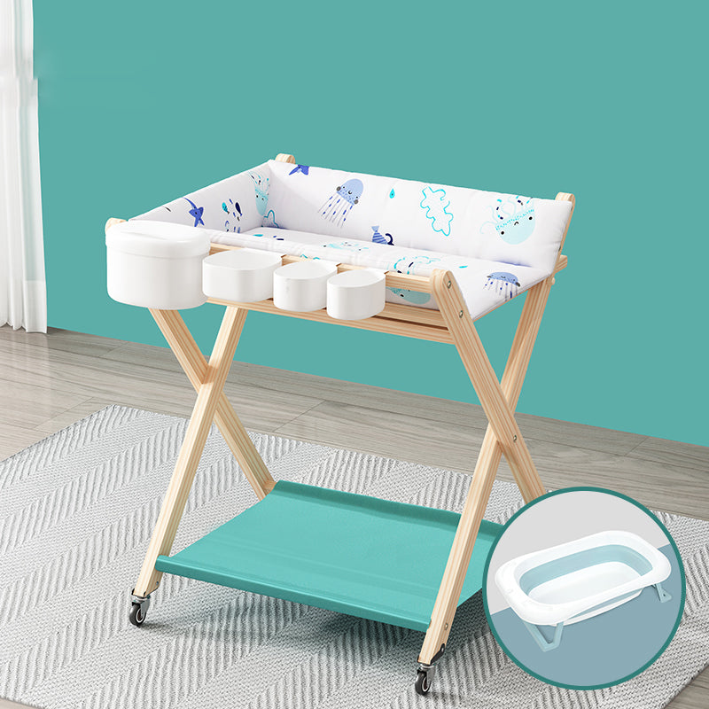 Changing Table with Safety Rails Wooden Dresser Baby Changing Table Dresser