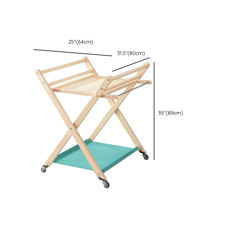 Changing Table with Safety Rails Wooden Dresser Baby Changing Table Dresser