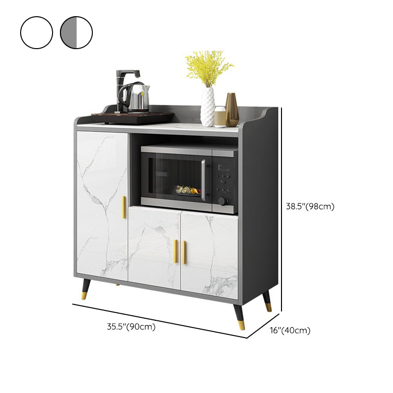 Kitchen Dining Server Contemporary Buffet Server Cabinet with Storage