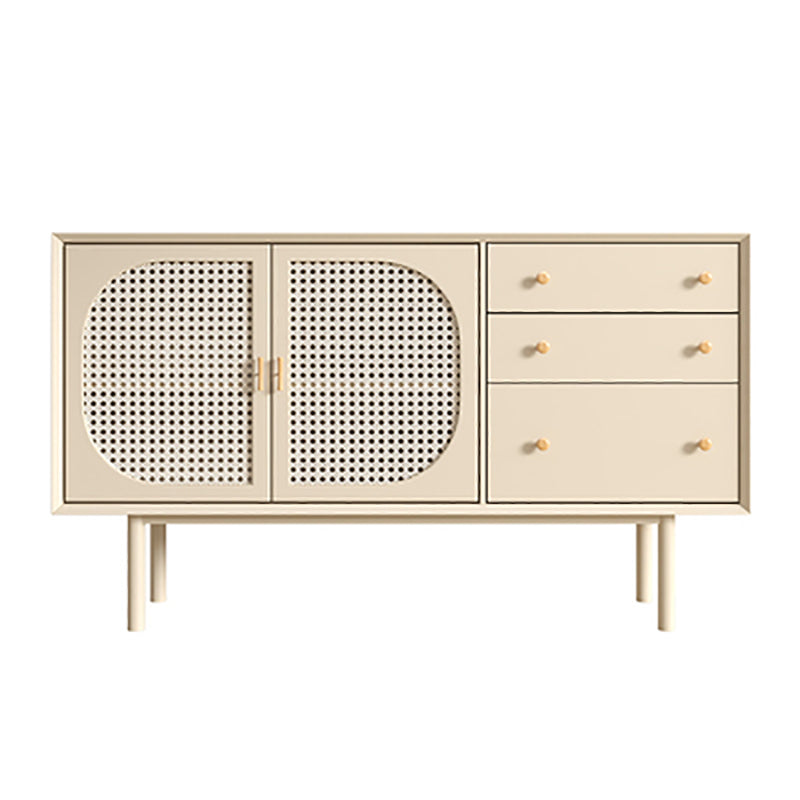 Contemporary Dining Server Dining Room Sideboard with Drawers and Storage