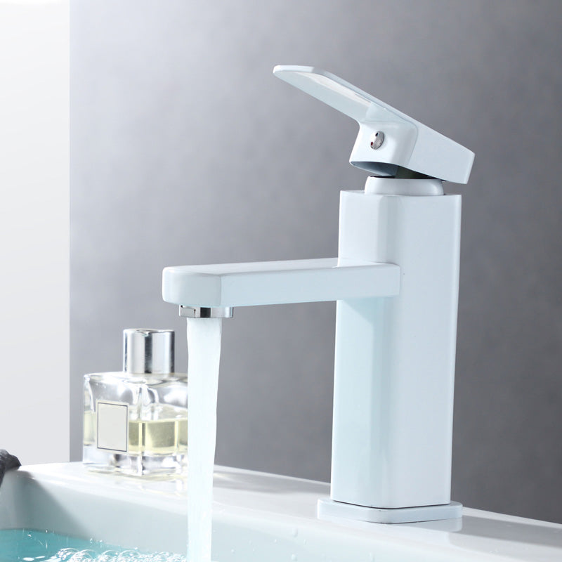 Vessel Sink Bathroom Faucet Lever Handle Low Arc Vessel Faucet