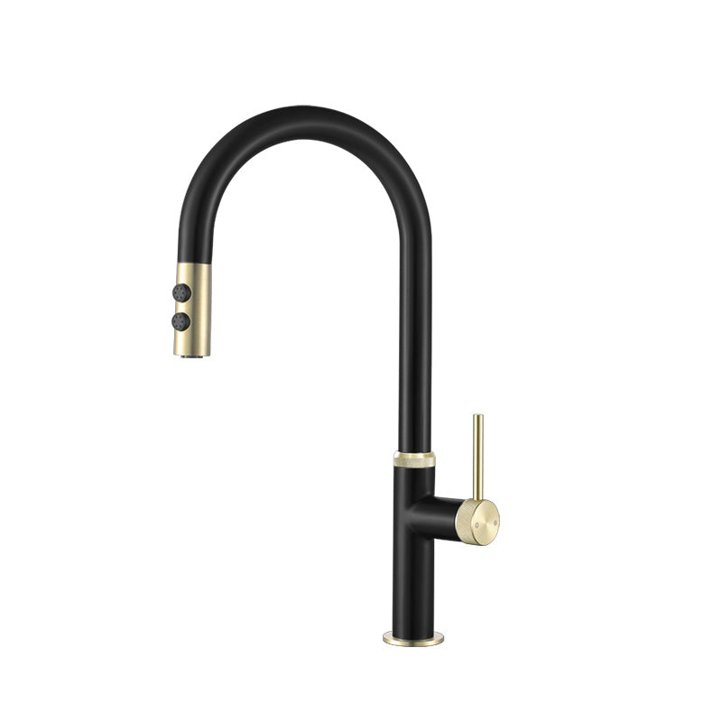 Touch Sensor Kitchen Faucet Swivel Spout with Pull Down Sprayer