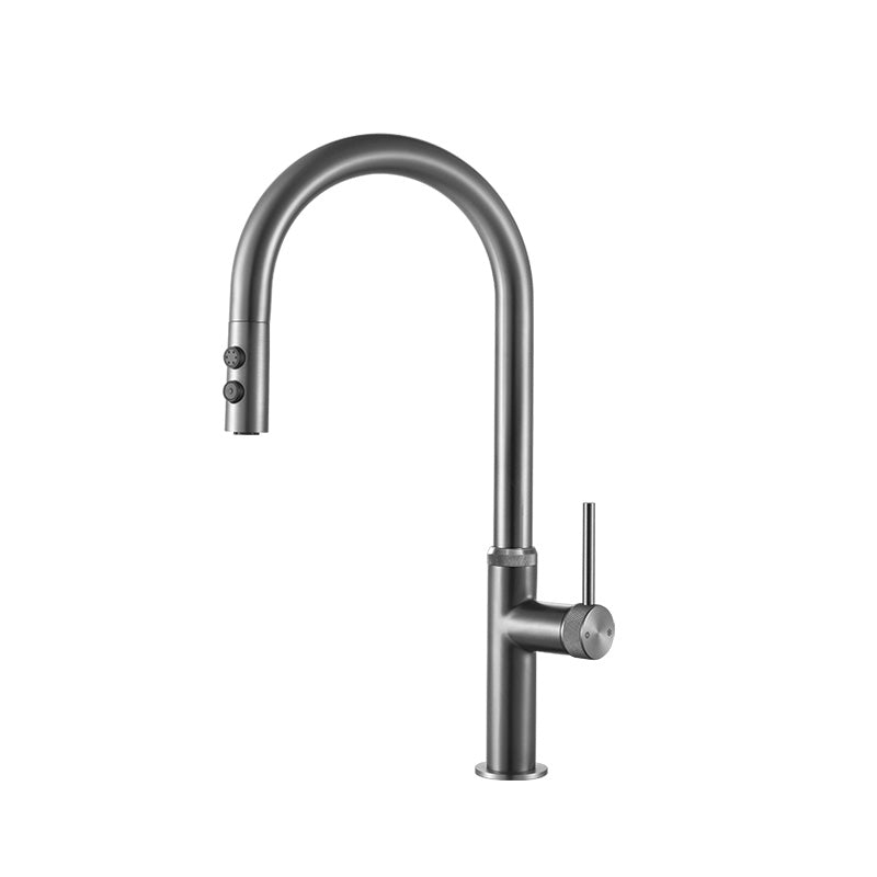 Touch Sensor Kitchen Faucet Swivel Spout with Pull Down Sprayer