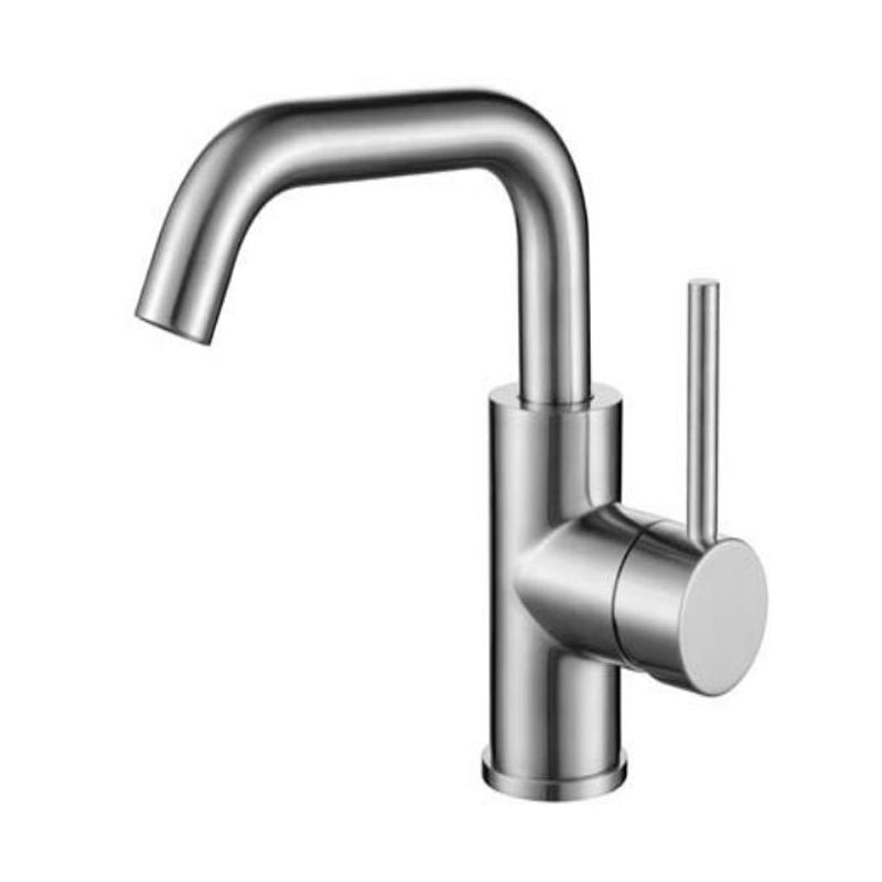 Modern Bridge Faucet Stainless Steel Swivel Spout Spray Kitchen Faucet