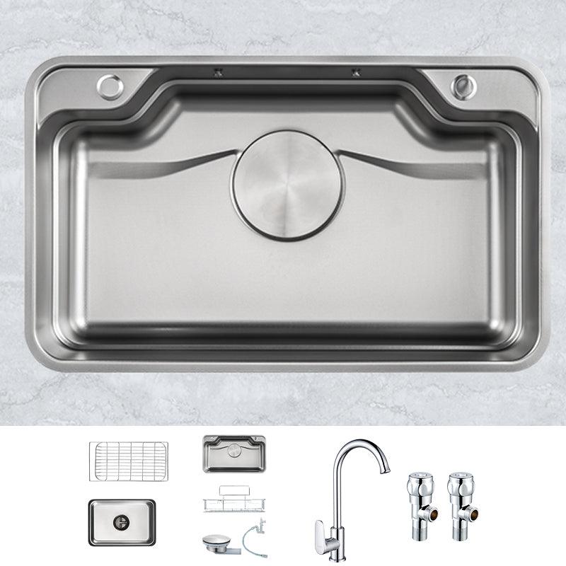 Kitchen Sink Basket Strainer Stainless Steel Undermount Kitchen Sink with Cutting-Board