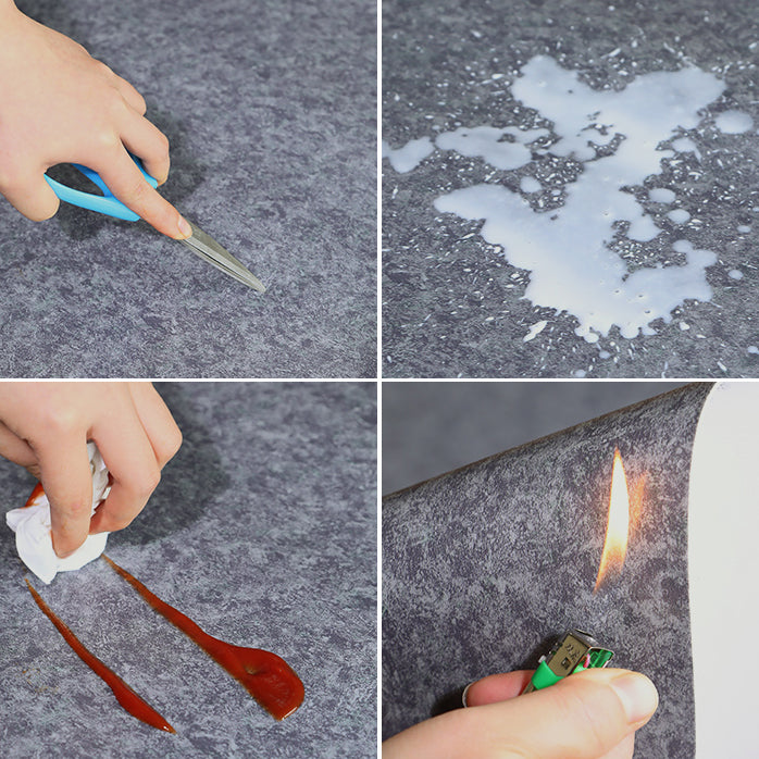 Vinyl Flooring Fire Resistant Waterproof Self-Stick Peel and Stick