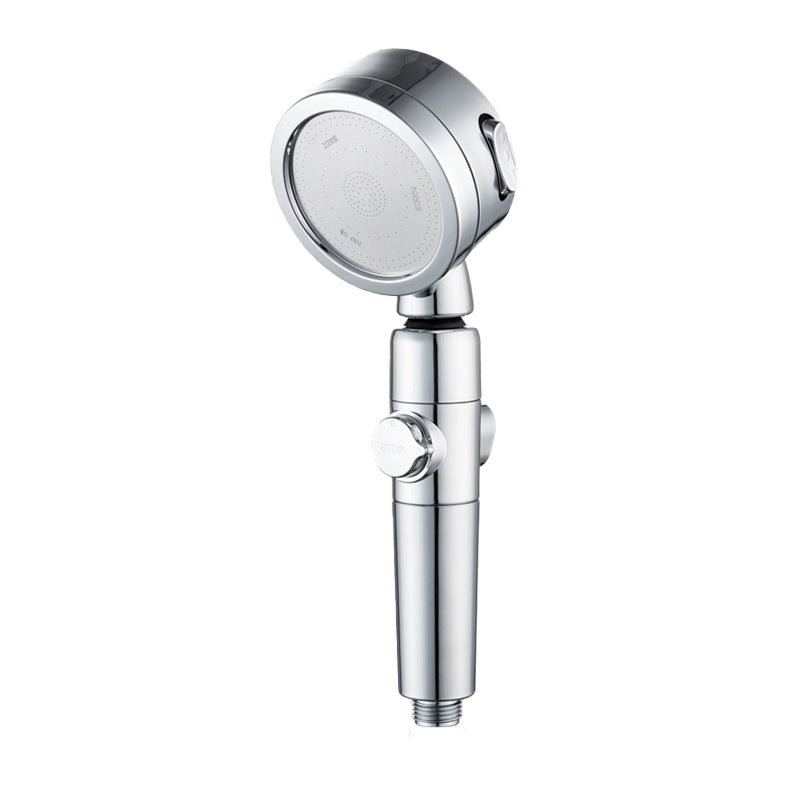 Modern Showerhead Adjustable Spray Pattern Swivel Round Hand Shower