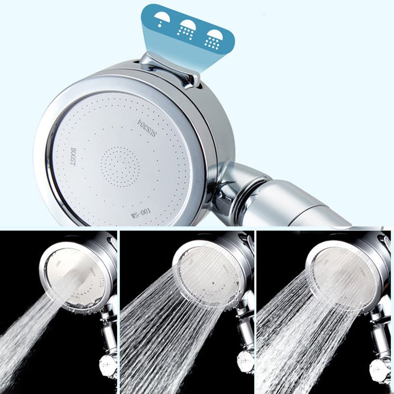 Modern Showerhead Adjustable Spray Pattern Swivel Round Hand Shower