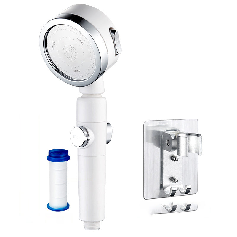 Modern Showerhead Adjustable Spray Pattern Swivel Round Hand Shower