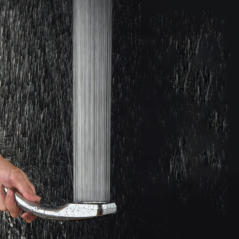 Bathroom Handheld Shower Head Raining Jet Brass Tube Shower Head