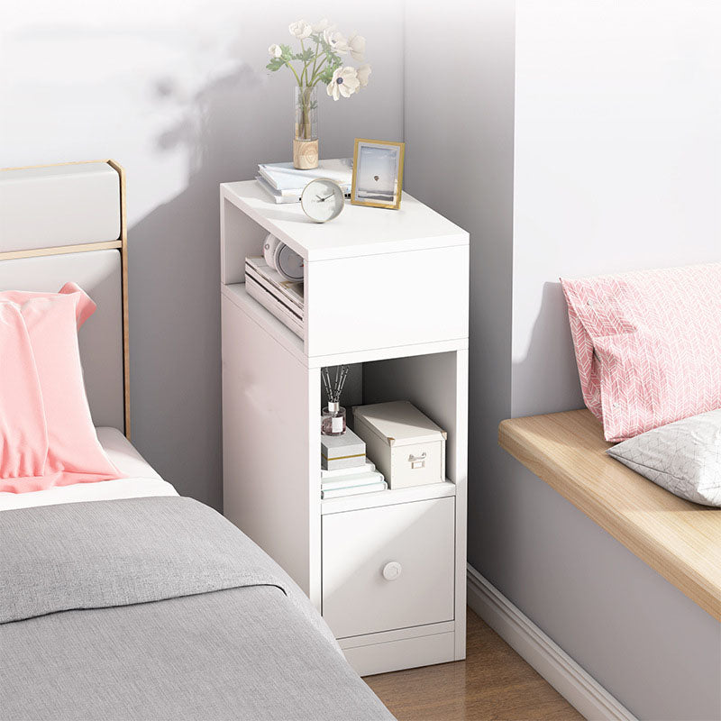 Modern Bed Nightstand Drawers Included Wood Night Table for Bedroom