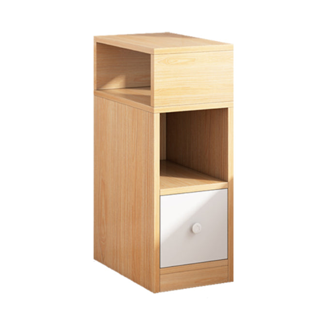 Modern Bed Nightstand Drawers Included Wood Night Table for Bedroom