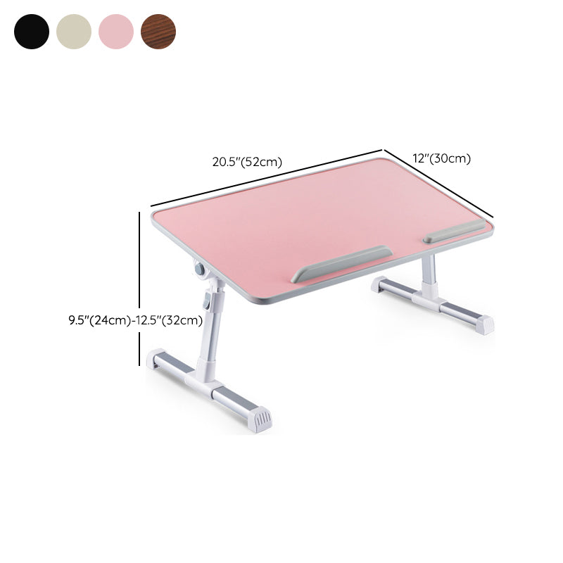 Modern Style Rectangular Shape Writing Desk Wooden Task Desk with 2-Legs for Home