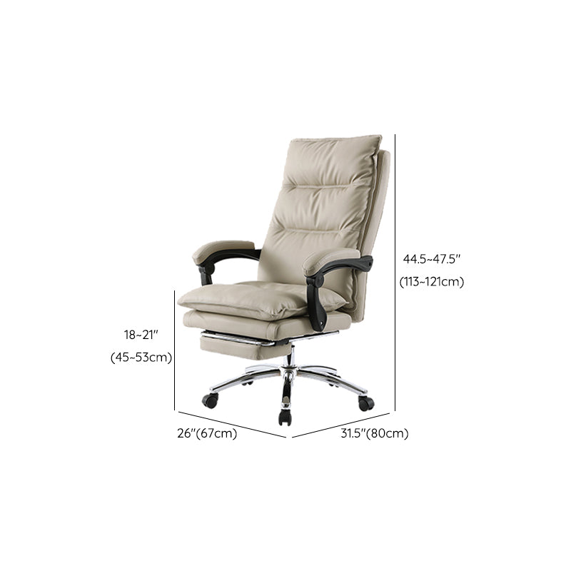 Modern High Back Managers Chair Office Adjustable Arms Executive Chair