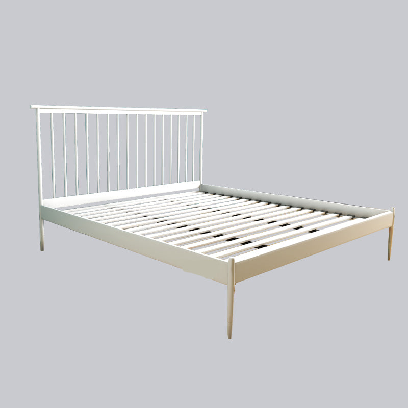 Modern Slat Standard Bed No Theme Metal Tall Clearance Panel Bed