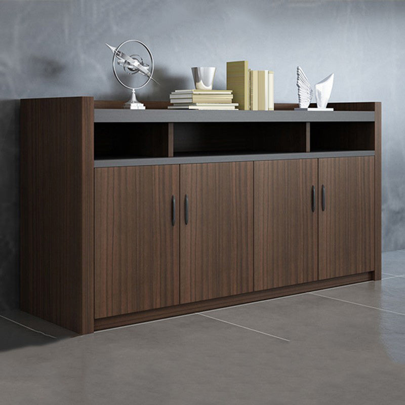 Modern Style File Cabinet Wooden Frame Storage Filing Cabinet for Office