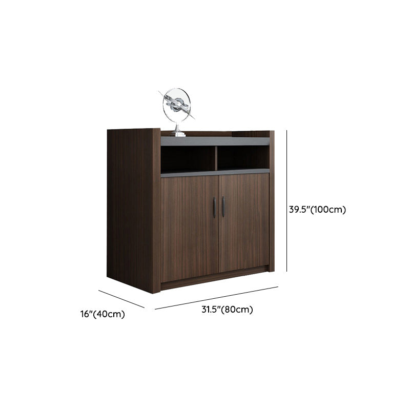 Modern Style File Cabinet Wooden Frame Storage Filing Cabinet for Office