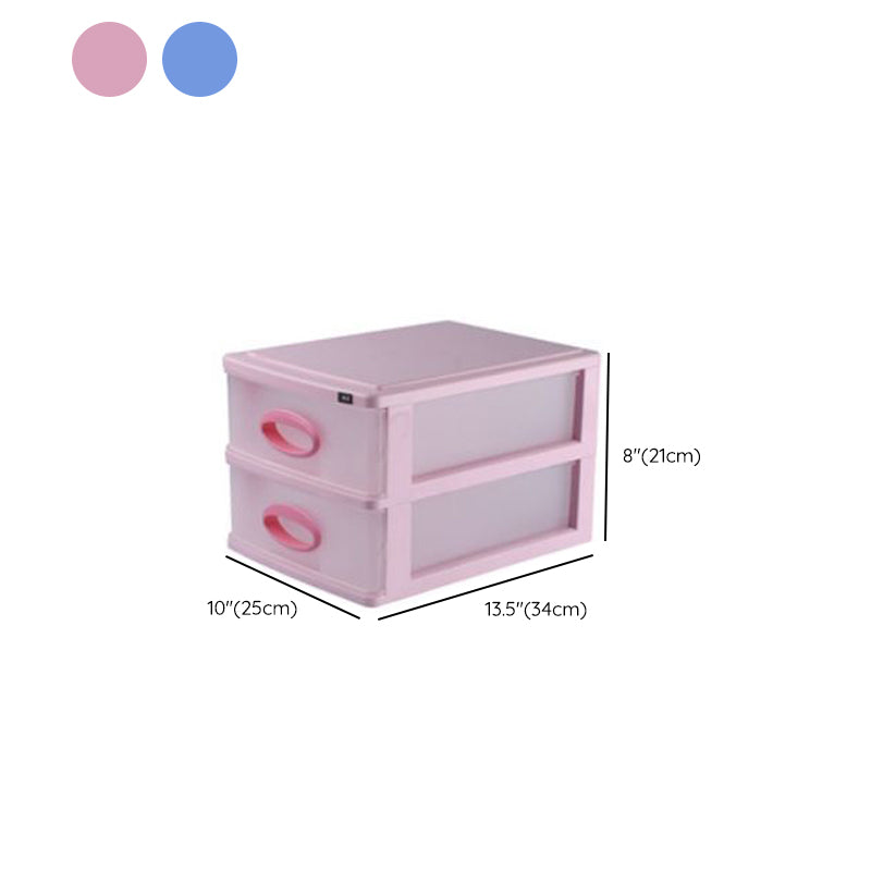 Contemporary Cabinet Plastic Drawers Storage Filing Cabinet for Office