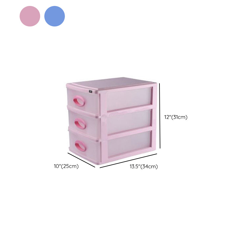 Contemporary Cabinet Plastic Drawers Storage Filing Cabinet for Office