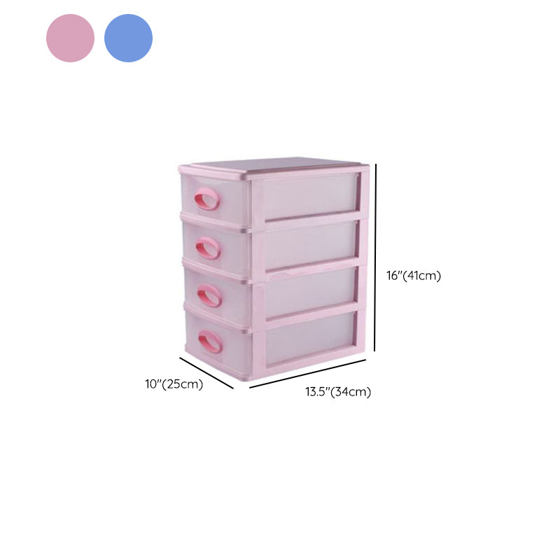 Contemporary Cabinet Plastic Drawers Storage Filing Cabinet for Office