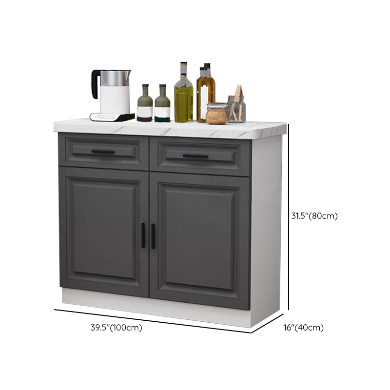 Contemporary Dining Server Dining Room Buffet Server Cabinet with Storage