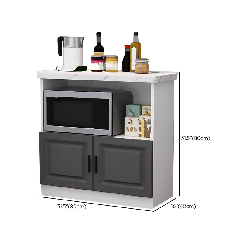 Contemporary Dining Server Dining Room Buffet Server Cabinet with Storage