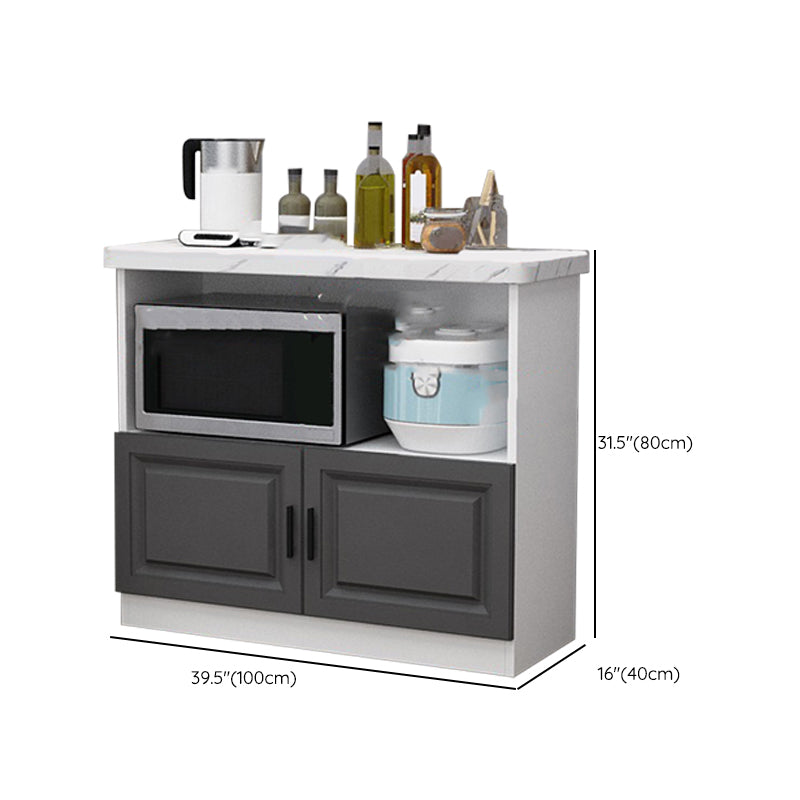 Contemporary Dining Server Dining Room Buffet Server Cabinet with Storage