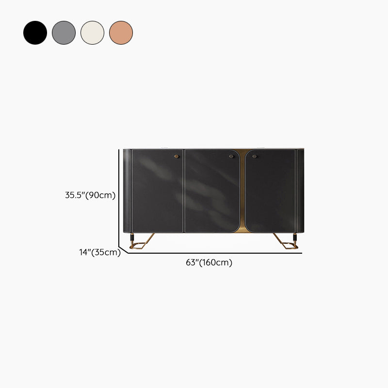 3-Door Sideboard Buffet Contemporary Dining Server for Dining Room