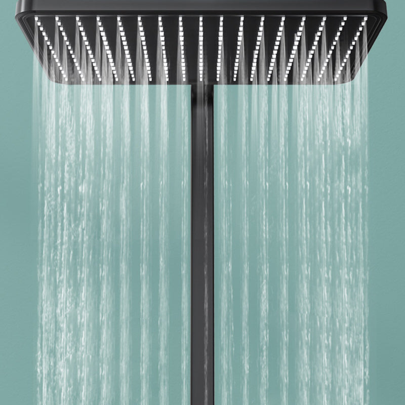 Modern Shower System Color Block Adjustable Spray Pattern Shower Head Combo