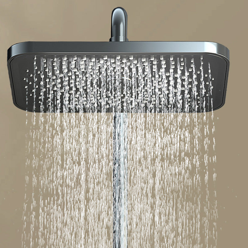 Modern Shower Set Solid Color Valve Included Bath Tub and Shower Head Set