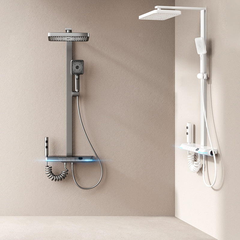 Simplicity Shower Combo Solid Color Valve Included Shower Head Combo