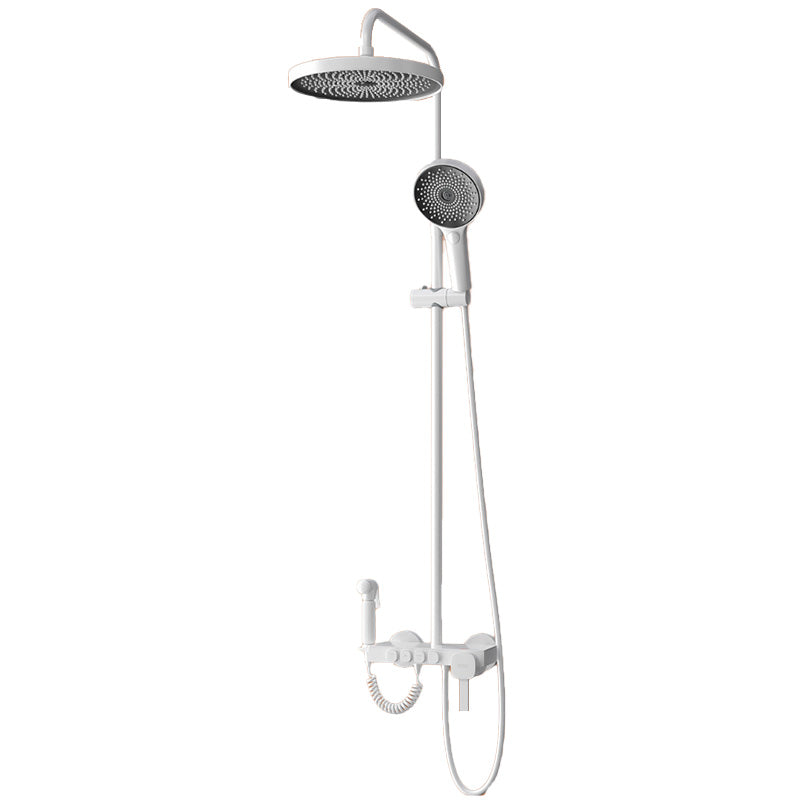 Modern Shower Trim Adjustable Spray Pattern Wall Mounted Shower Combo