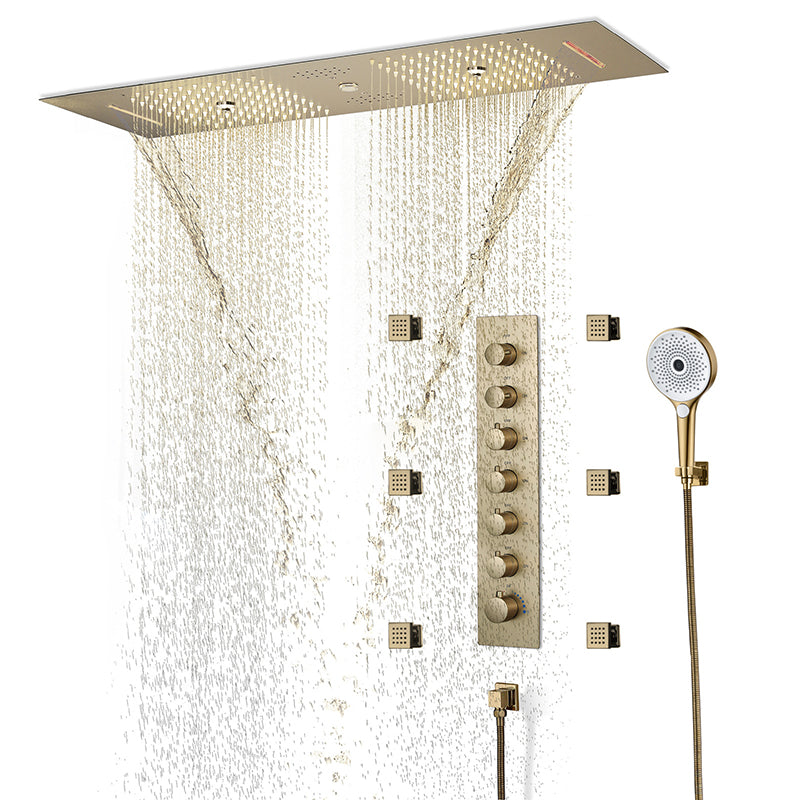 Modern Shower System with Music Playing System Wall Mounted  Shower Set