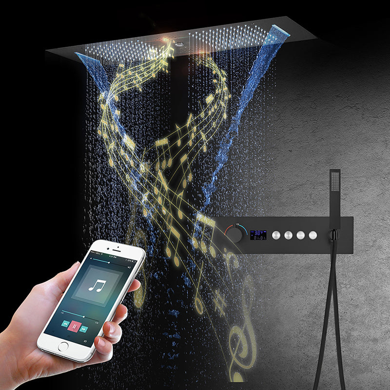 Modern Shower System with Music Playing System Wall Mounted  Shower Set