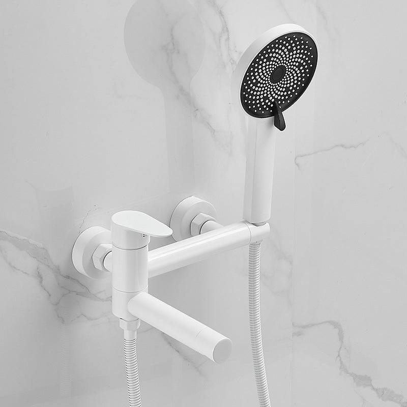 Lever Handle Shower Faucet Single Hand Shower with Shower Hose