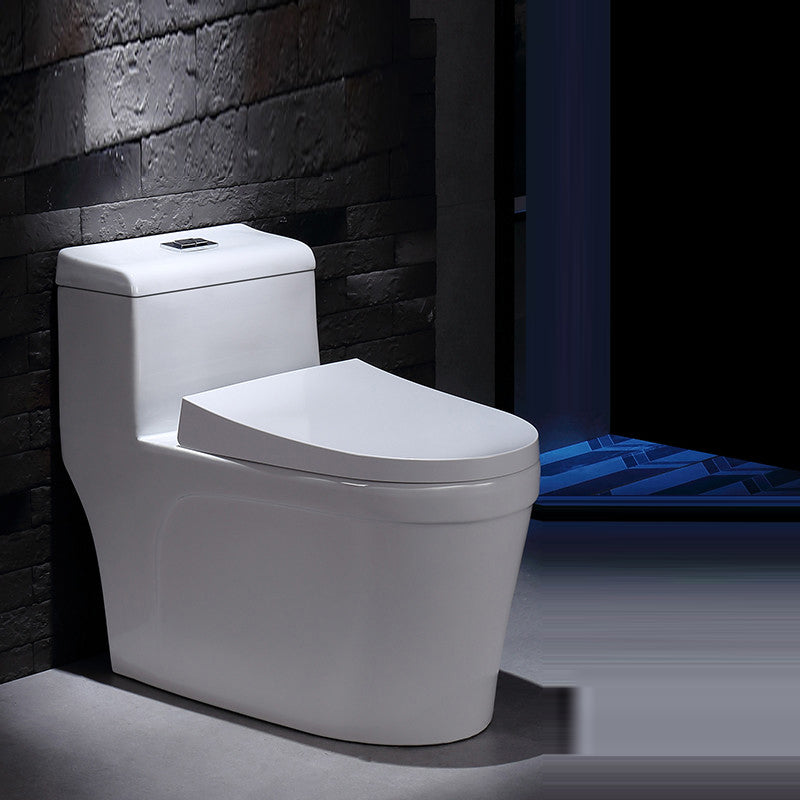 Porcelain Modern Toilet Floor Mounted One Piece Toilet Bowl Toilet