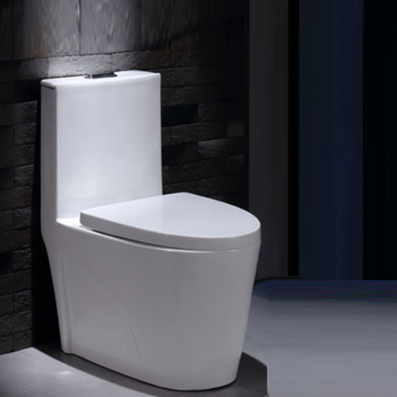 Porcelain Modern Toilet Floor Mounted One Piece Toilet Bowl Toilet