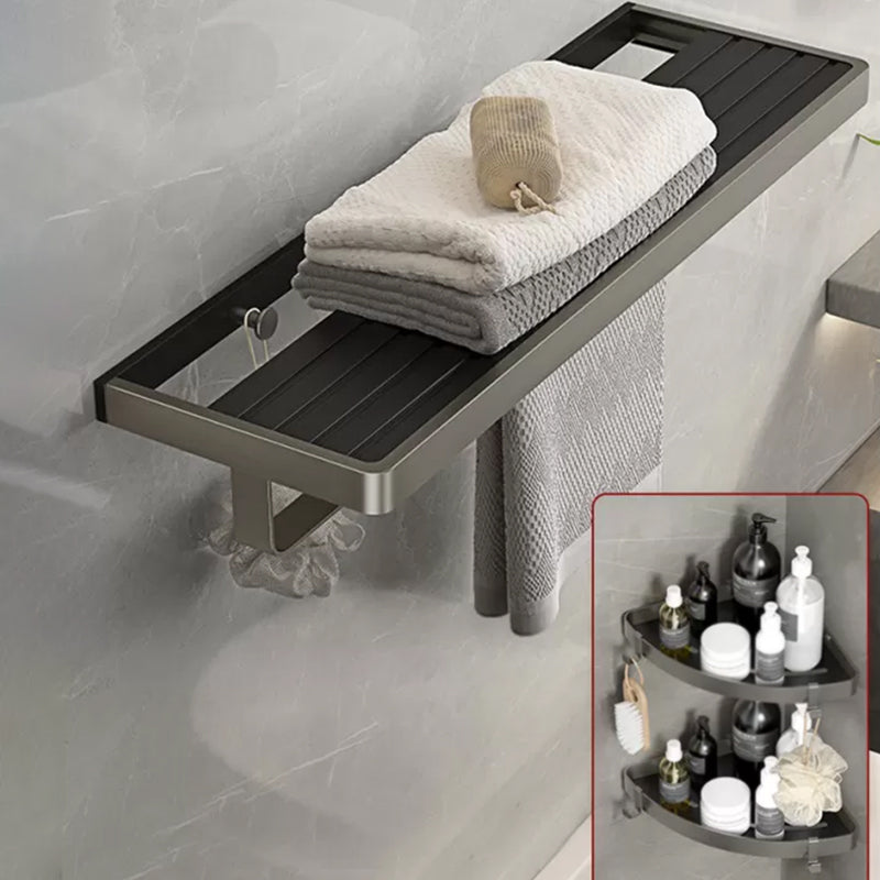 Modern Bath Hardware Set Paper Holder Towel Bar Bathroom Accessory Kit