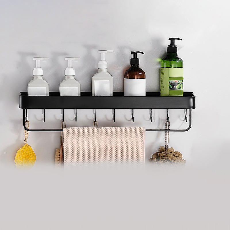 Modern Bath Hardware Set Black Towel Bar Paper Holder Bathroom Accessory Kit