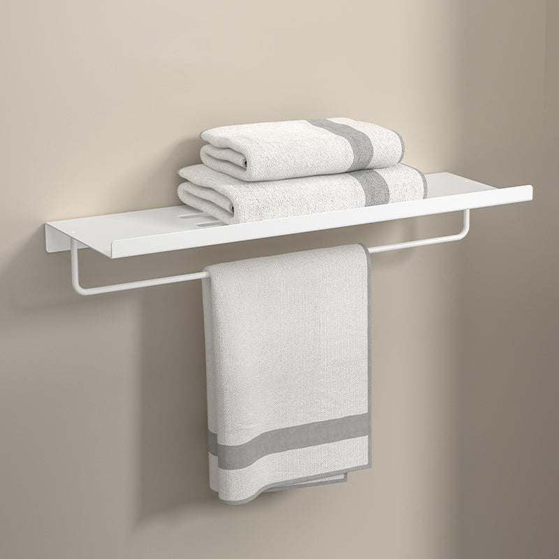 Modern White Bath Hardware Set Bath Shelf Paper Holder Bathroom Accessory Kit