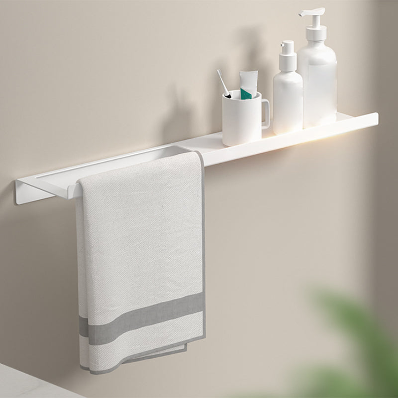 Modern White Bath Hardware Set Bath Shelf Paper Holder Bathroom Accessory Kit