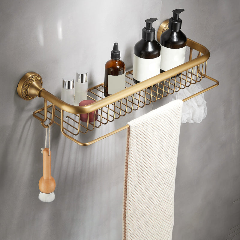 Modern Bathroom Accessory Kit Paper Holder Bath Shelf Gold Bath Hardware Set