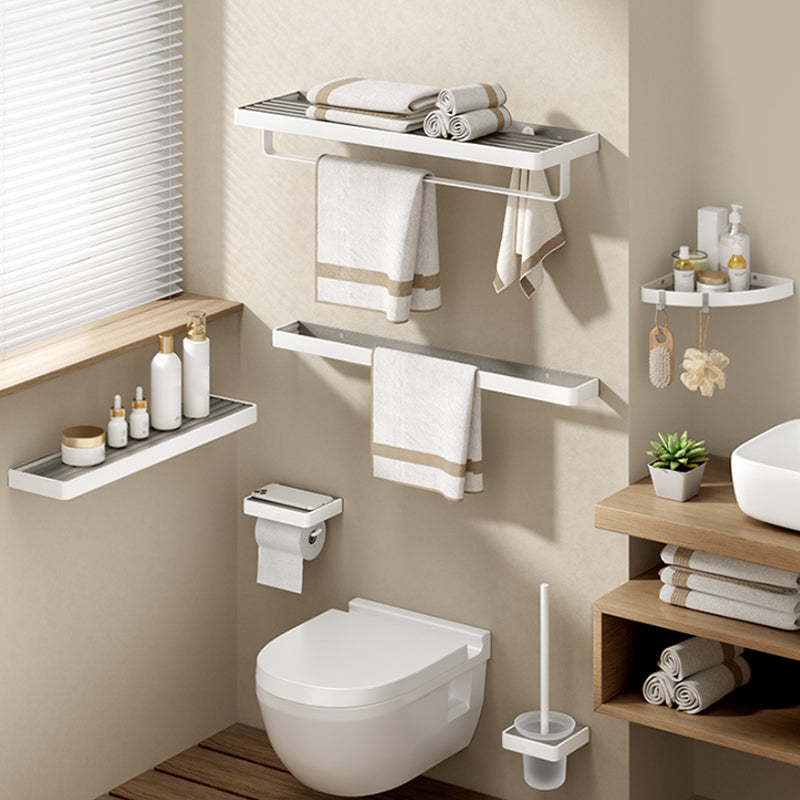 Modern Bath Hardware Set Paper Holder Bath Shelf Bathroom Accessory Kit