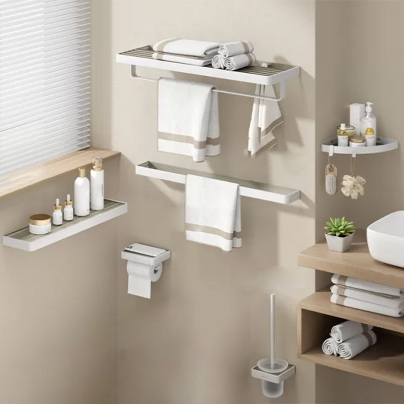 Modern Bath Hardware Set Paper Holder Bath Shelf Bathroom Accessory Kit