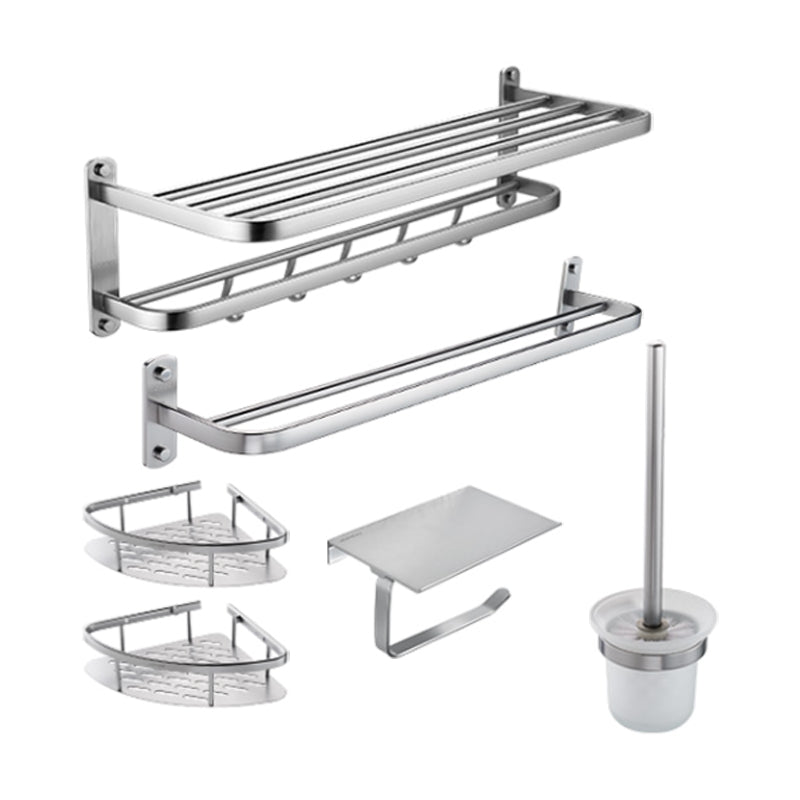 Modern Bathroom Set Paper Holder Bath Shelf Stainless Steel Bathroom Accessory Kit