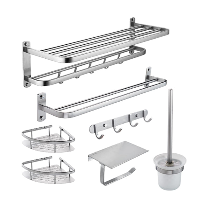 Modern Bathroom Set Paper Holder Bath Shelf Stainless Steel Bathroom Accessory Kit