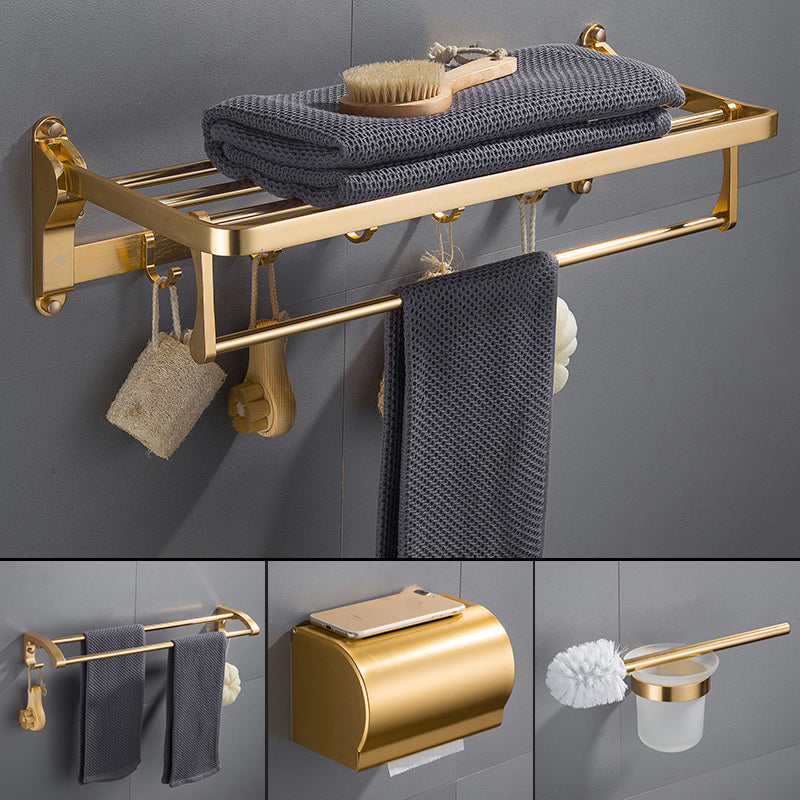 Gold 7 Piece Bathroom Accessory Set Vintage Bathroom Accessory Kit