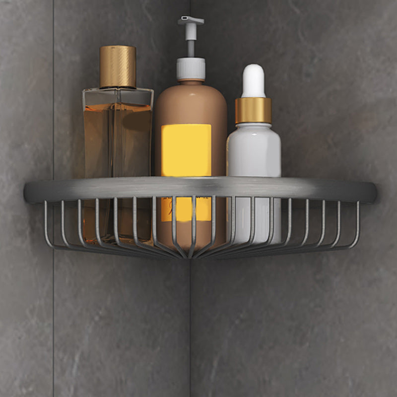 Matte Metal Bathroom Accessory Set 2 Piece Modern Bath Shelf